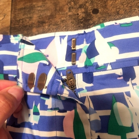 New Vineyard Vines Harbor Print Foley Short 4 - Picture 6 of 7